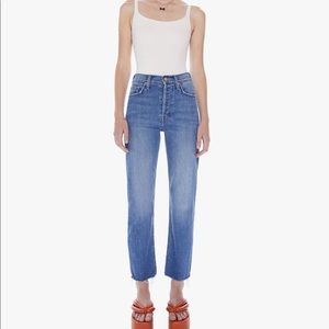 NWT Mother Denim The Tomcat Ankle Fray size 26